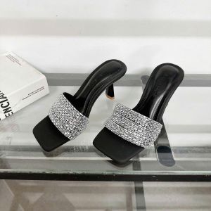 Dép dây đá gót 7 phân đá đẹp cao cấp sáng chân GiàY DéP Nữ Shoes