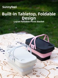 SUNNY FEEL | Folding Multi-functional Picnic Basket Storage Box
