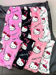 Sanrio | 2025 New Hello Kitty Pajamas Pants Anime Womens Pajama Pants Cartoon Couple Home Sleepwear Trousers Leisure Home Clothing