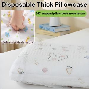 Disposable Thick Pillowcase Travel Essential Individually Packaged Extra Large Hotel Handy Gadget