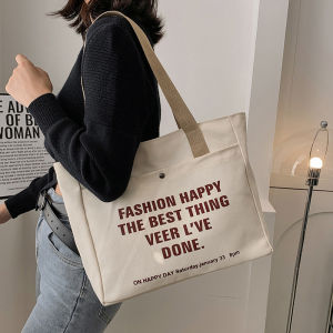 YUEQIN2 Shop Canvas Tote Túi cho phụ nữ công suất lớn duy nhất Vai Túi sinh viên các lớp học đi lại máy tính xách tay mang Túi Túi giản dị Túi xách