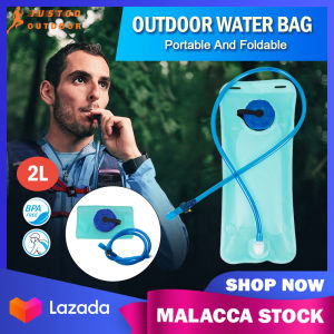 2L Water Bag Bicycle Cycling Mouth Water Bladder Bag Food Grade TPU Portable Outdoor Drinking Water Bag Reusable Camping Water Bag