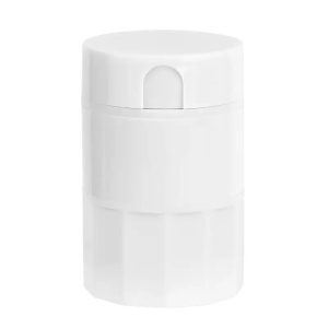 4-in-1 Pill Cutter and Grinder Set with Storage Box. Splits Pills & Grinds to Powder for Home Travel or Pet Use