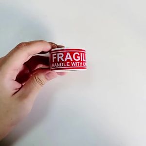 120-500pcs Fragile Stickers Roll Handle with Care 2.5cm*7.5cm Shipping Label Packaging Remind Label Thank You stickers