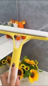 ATRIZ Alat Pembersih Kaca 3 in 1 Wiper Sikat Halus Dengan Spray