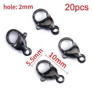 1Meter 2Meters Stainless Steel GunBlack Plated Chunky Chain DIY Men Punk Necklace Bracelet Trend Link Chain Jewelry Making