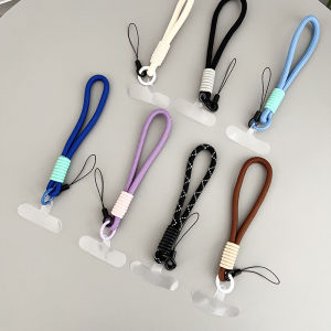 Dopamine Short Phone Case Lanyard Summer Womens Handheld Anti-Loss Hand Rope Water Bottle Cup Wristband Keychain Pendant Fixed Hanging Ornament Rope Bracelet Band New