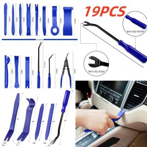 19/11/5PCS Auto Dismantle Tools Kit - Easy-to-Use Plastic Pry Tool Set for Car Door Clips Radio Panels & Audio Repair