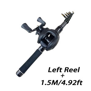 Bộ Cần Câu Cá Thu Gọn Di Động 1.5-2.4m 18+1BB Cần Câu Tay Trái/phải Thích Hợp Cho Câu Cá Bass Cá Chép