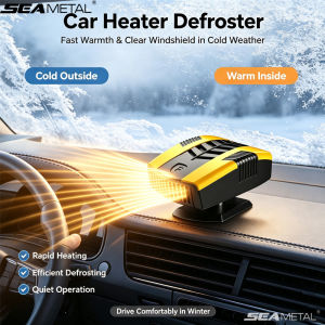SEAMETAL | SEAMETAL Universal 12V Car Heater & Defroster Portable Hot & Cold Air Fan 360° Rotatable Multifunctional Windshield Defogger