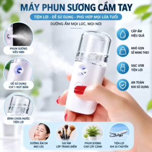 Máy Tạo Ẩm Hình Bánh Donut Mini USB 5V Phun Sương Tự Động 35ml/H