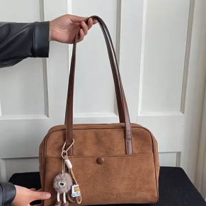 SEA YADOU กระเป๋าสะพายข้างผู้หญิงความจุขนาดใหญ่ซิปเปิดปิดกระเป๋าด้านในมัลติฟังก์ชั่นออกแบบพร็อพทุกวันแมทช์ลุคง่าย