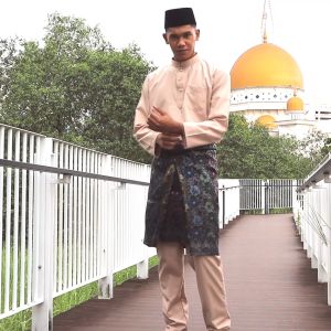 【 BAJU RAYA 𝟐𝟎𝟐𝟒 】READY STOCK Baju Melayu Slim Fit Dewasa & Budak WARNA NUDE SEPASANG Kain Cotton 👉🏻 C013BM BMC