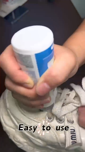 Shoe Cleaner White Shoe Cleaner Built-in Brush for Sneakers Canvas Leather - Quick & Easy Deep Stain Removal