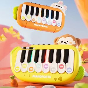 Early Education Mini Electric Keyboard Learning Music Electronic Organ Electronic Piano Toy with Music Score Light