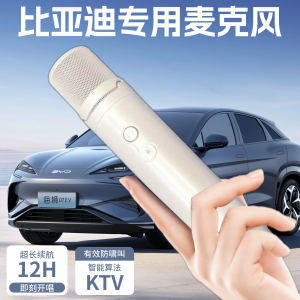Original Baoding Car Microphone for BYD Vehicles In-Vehicle K-Song Seal 07EV USB Type-C Handheld Rechargeable Audio Equipment