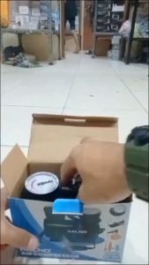 Kompresor Mini Pompa Angin Ban Mobil Motor Elektrik Portable Mini Air compressor Pompa Angin 300 PSI Car Electric Pump