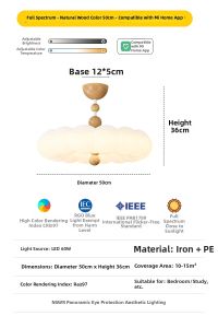 NSWR | Wooden Style Ceiling Light Full Spectrum Eye Protection