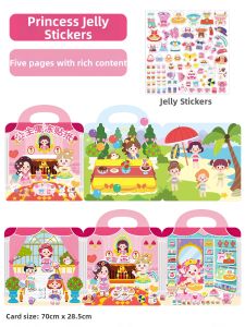 MAIMITONG | Quiet Activity Sticker Book For 0-3 Years With Gel And Magnetic Stickers