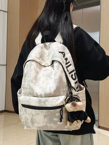 Large Capacity Backpack 2025 New Style Primary School Junior High School Female Student Simple Double Shoulder Bag Boys And Girls