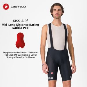 Castelli | Mens Cycling Shorts with Bib Air2 Padding Special Edition