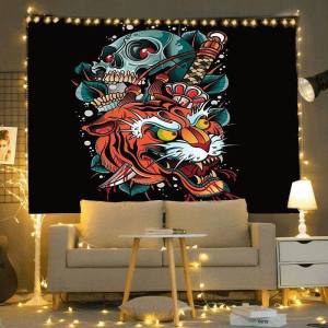 Japanese Style Ukiyo E Tapestry Wall Hanging For Bedrooms And Living Rooms Japanese Style Store Bar Counter Decoration