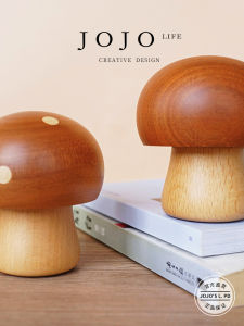 Wooden Mushroom Music Box Toy Rotatable Display Piece Simple Modern Style Home Decorations Made in China by JOJOS LIFE PD