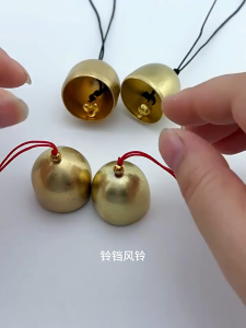 CHUÔNG ĐỒNG MINI TREO CỬA | COMBO 5 CÁI | CHUÔNG DECOR MAY MẮN | PHỤ KIỆN TRANG TRÍ NHÀ | DIY HANDMADE