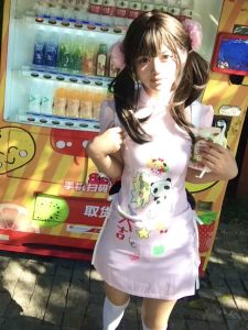 Original Pearhouse Summer 2023 Floral Print Qipao Pink Bowtie Chinese Girl Style Female Dresses Elegant Fashionable