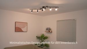 【Free light bulb】 Modern Ceiling Light Straight Bar GU10 Ceiling Spotlight LED Lamp Adjustable Elegant