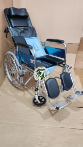 WHEELCHAIR RECLINING WITH COMMODE