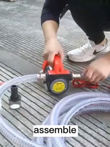【COD】JAPAN Protable Diesel Pump 24V Electric Diesel Kerosene Transfer Pump Vehicle Diesel Transfer Pump Tanker Oil Extractor
