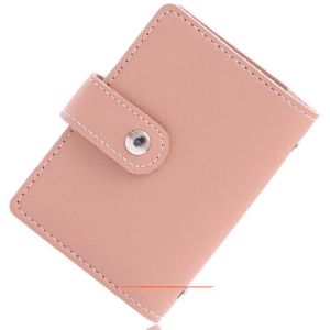 1 x Card Holder 26/34 Card Slots RFID Blocking PU Leather Women Credit Card Wallet Fashion Cute Cards Holder Wallet For Cards Cardholder