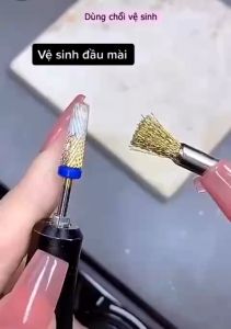 Chổi vệ sinh đầu mài móng ( lẻ 1 chiếc )