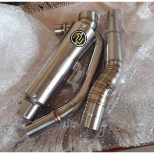 KNALPOT RACING pekajaman kompetisi p25cm untuk motor cb GL MP