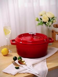 DIHUANTUO | Enamel Cast Iron Non-stick Multi-functional Cooking Pot