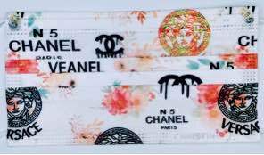 Printed C Fashionable Disposable Facemasks