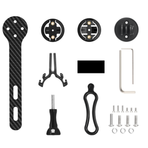 Bicycle Computer Holder Carbon Fiber Bracket Road Bike Stopwatch Speedometer Mount Holder For Garmin Gopro Bryton Light Stand