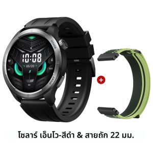 HAYLOU พลังงานแสงอาทิตย์ Neo Smartwatchs 1.53 จอแสดงผล HD 24H การตรวจสอบสุขภาพบลูทูธสมาร์ทนาฬิกาผู้ชายผู้หญิงสมาร์ทกีฬานาฬิกา
