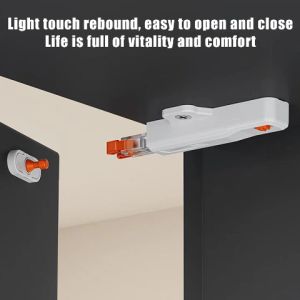Push To Open Tip On Capit / Door Damper Catches Pintu Laci Lemari / Jepitan Udang Grendel Masa Jepit Udang Roller Catches Keces Capit Pengait Lemari