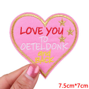 Oeteldonk Emblem Patch Netherland Carnival Embroidered DIY Iron On Patches For Clothing Frog Patch Celebration Gifts Sewing DIY