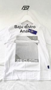 Kaos Distro Anak Laki-Laki Usia 4-14 Tahun Bahan Cotton Combed 30s