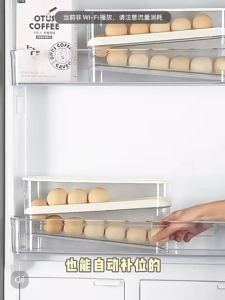 Egg Tray 1st in 1st out  Egg Holder Egg Organizer Fridge Organizer Egg Storage #17