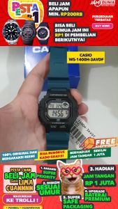 Jam Tangan Resin Hijau CASIO WS-1400H-3AVDF: Fitur & Keunggulan