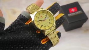 Box Exclusive Jam Tangan SA VA-585RA / Jam Tangan Fashion Pria Tali Rantai Diameter 44cm