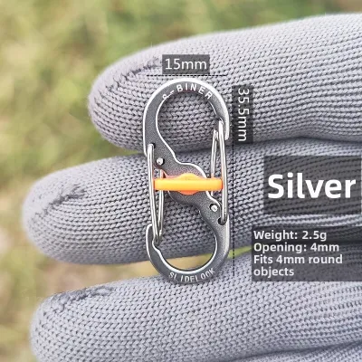 Lock S-Shaped Climbing Carabiner