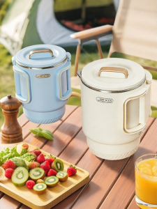 Nồi Sôi Nước Bằng Thép Không Gỉ Di Động Gấp Gọn Cho Du Lịch Nồi Sôi Nước Điện Giữ Nhiệt Cho Ký Túc Xá Và Gia Đình Dung Tích 08L