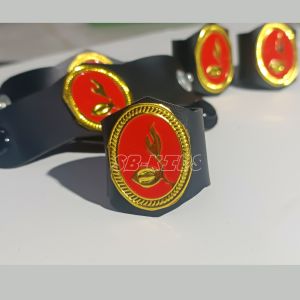 ring kolong tali kacu hasduk pramuka mini kulit / ring hasduk bahan kulit mini waena hijau merah kuning untuk pramuka siaga penggalang penegak / ring kacu pramuka warna hijau kuning bahan kaleng kulit sekolah sd smp sma