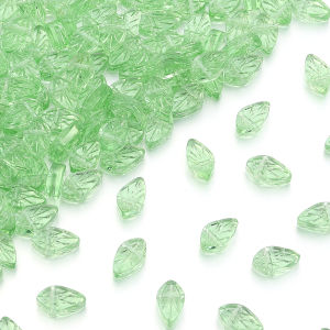 30pcs Leaves Czech Crystal Beads Lampork Beads Colorful Glass Beads Loose Spacer Beads For Jewelry Making DIY Necklace Bracelet