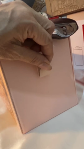 UNIGOLD The Timeless Leather Gift Box (Ribbon Included) (3 SIZE) Flower and Butterfly 3D Leather Printing